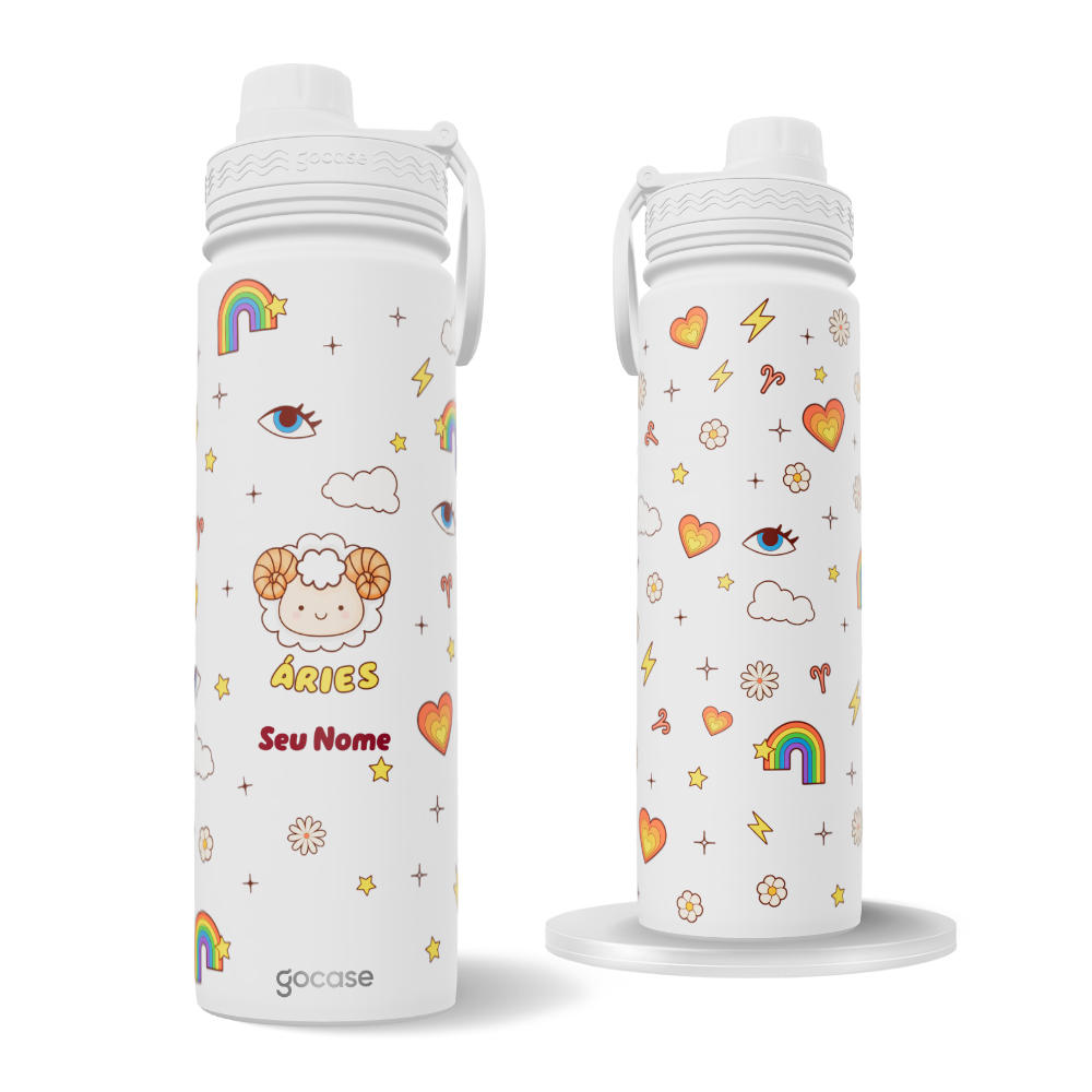 Garrafa Térmica Fresh + Ebook - Signo Fofo