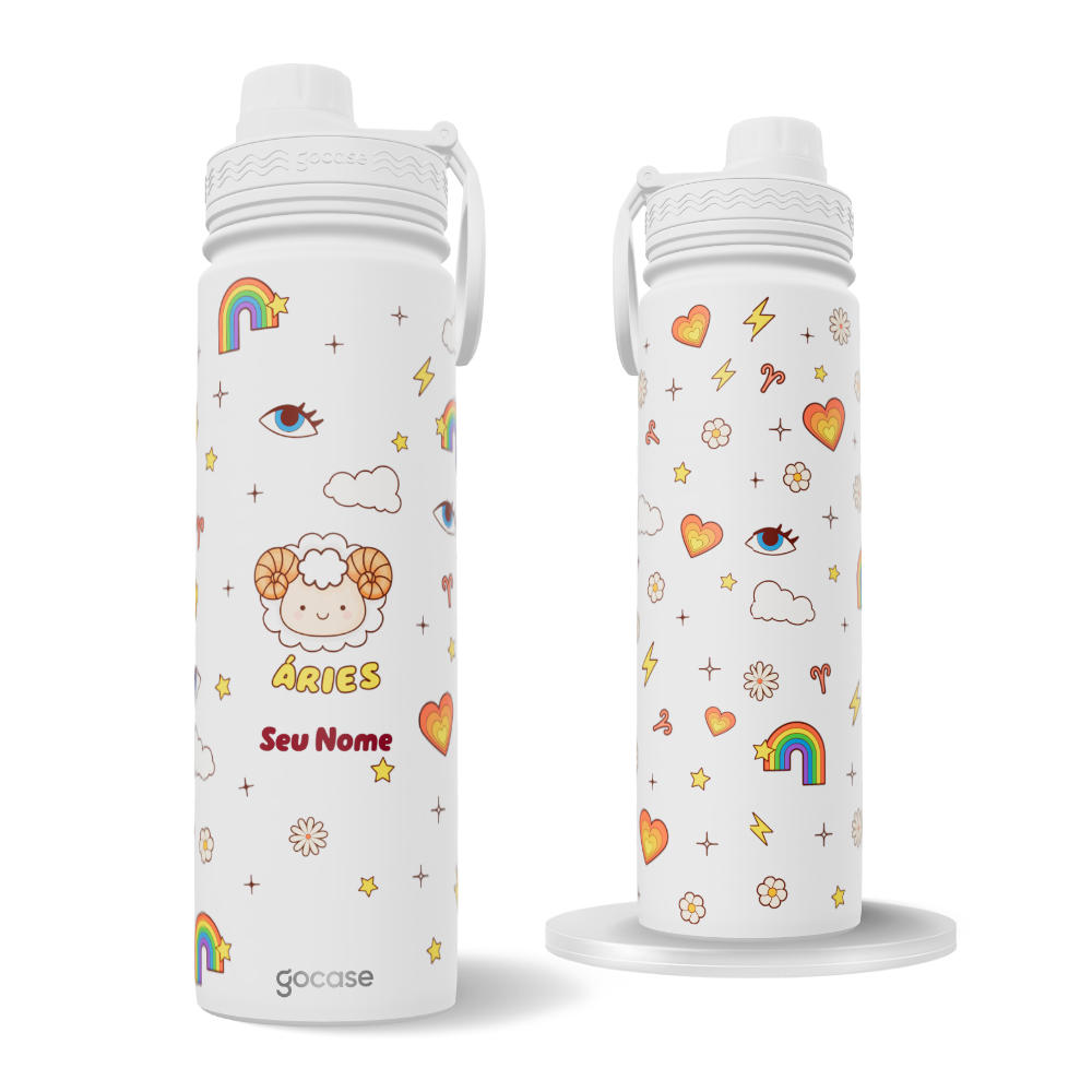 Garrafa Térmica Fresh + Ebook - Signo Fofo