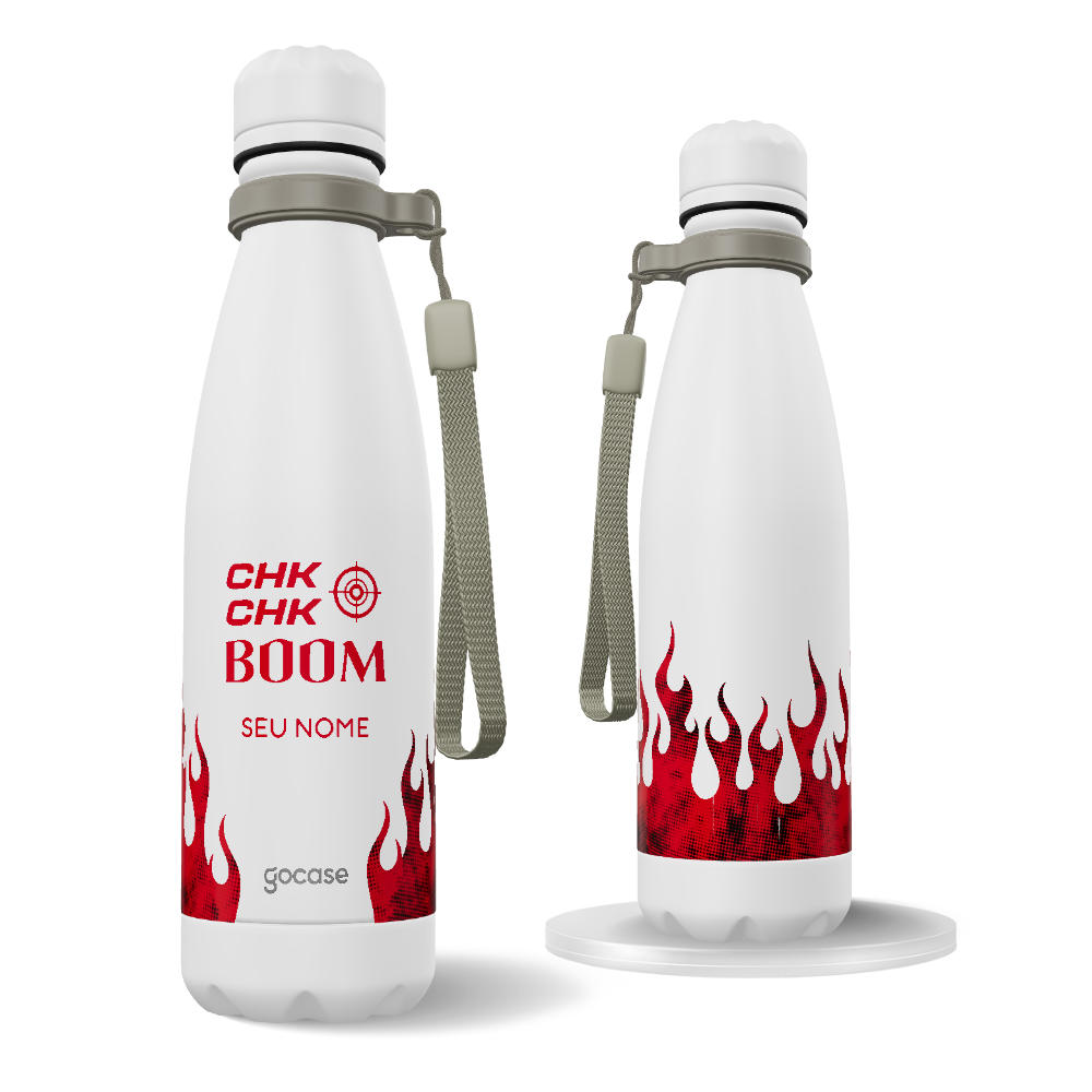 Garrafa Térmica Urban + Ebook - K-pop - Chk Chk Boom
