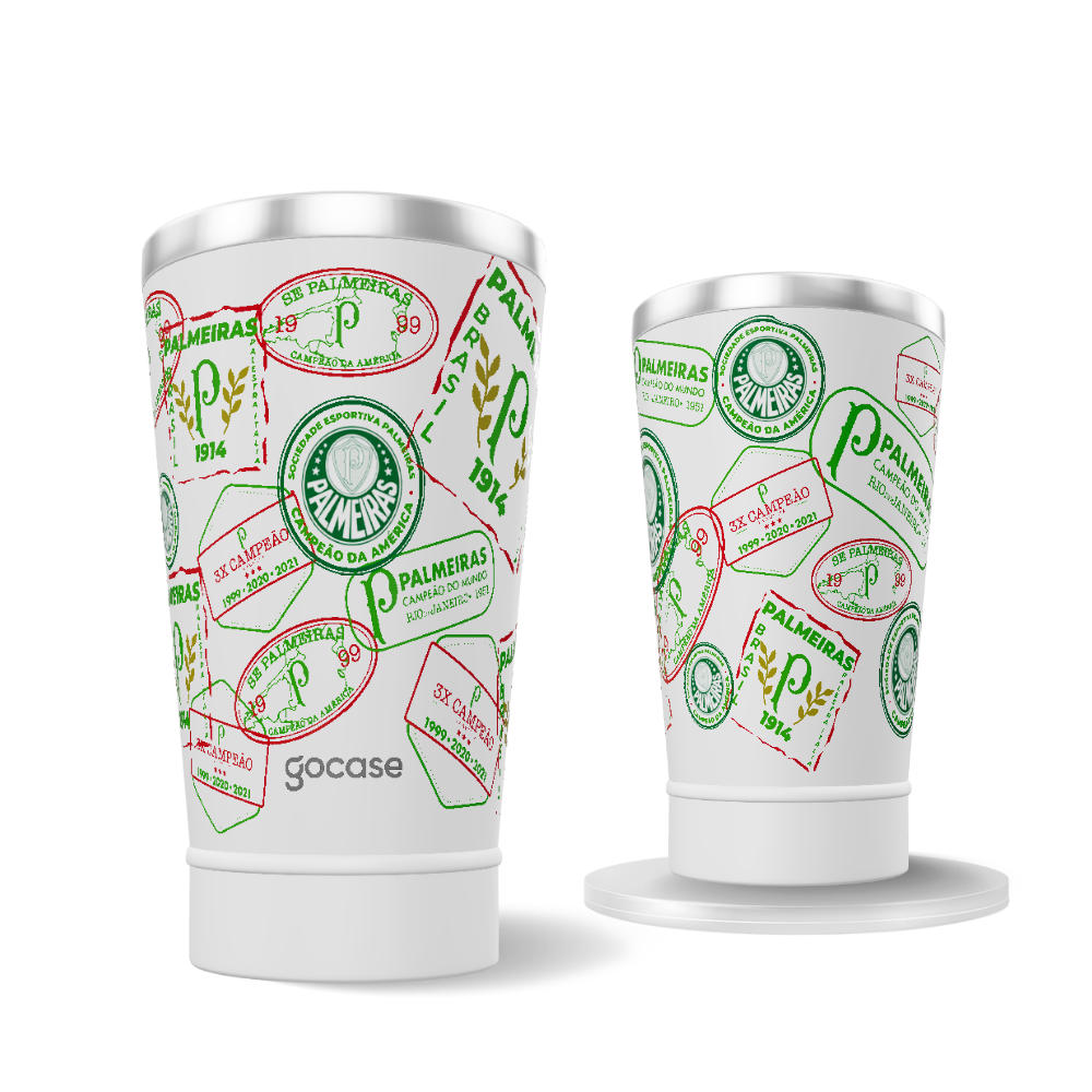  Copo Térmico Cerveja + Ebook - Palmeiras - Passaporte