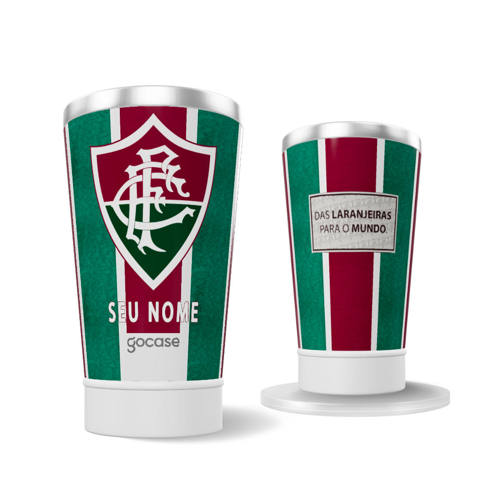 Copo Térmico Cerveja + Ebook - Fluminense - Uniforme 1 2025