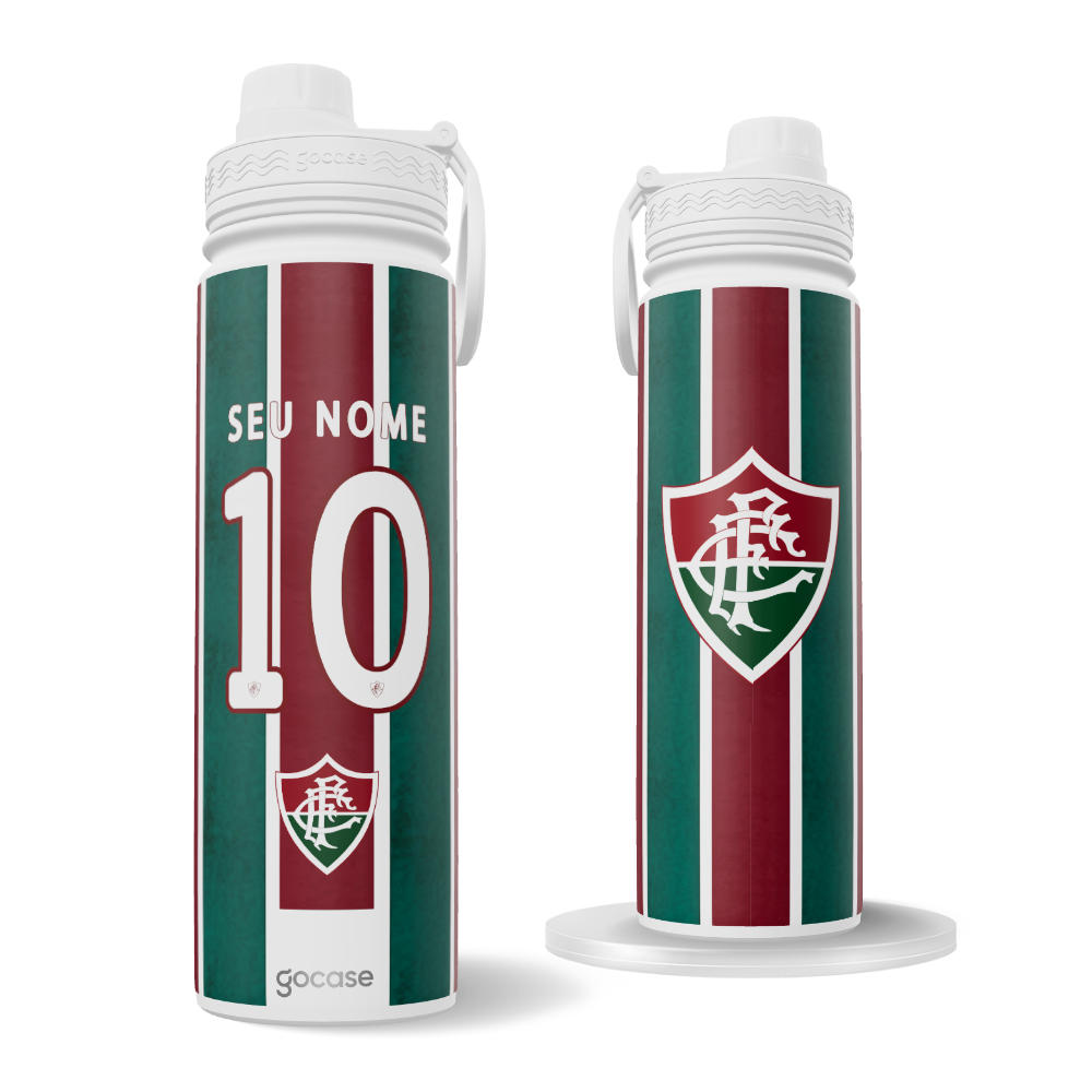  Garrafa Térmica Fresh + Ebook - Fluminense - Uniforme 1 2025 P