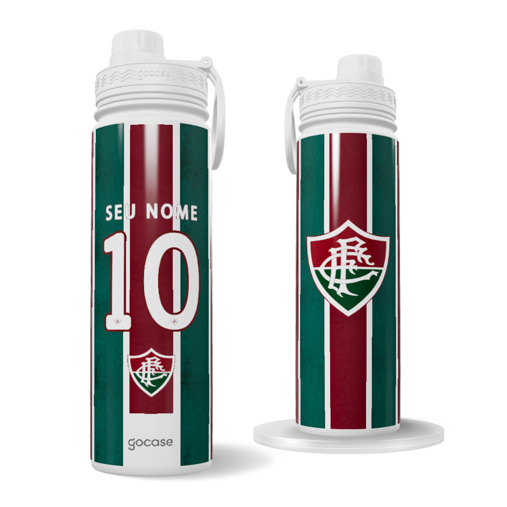  Garrafa Térmica Fresh + Ebook - Fluminense - Uniforme 1 2025 P