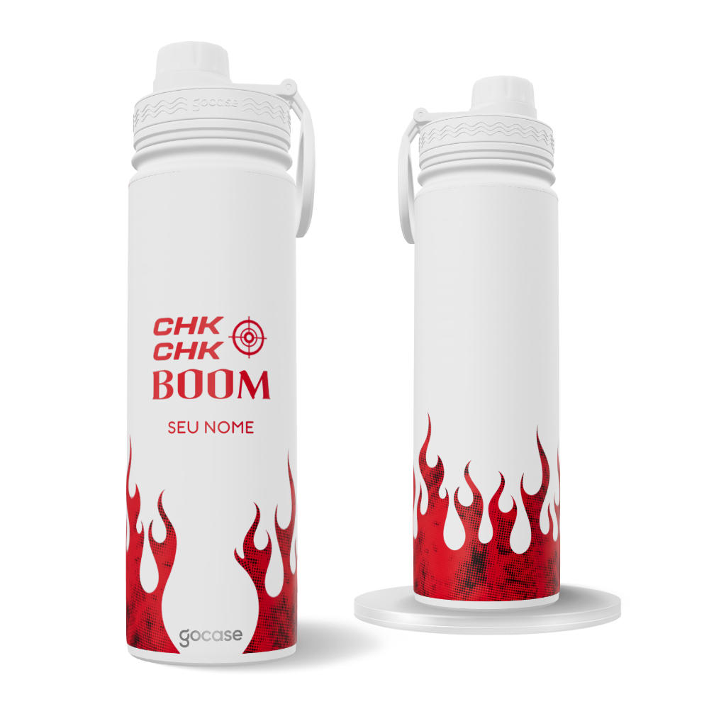 Garrafa Térmica Fresh + Ebook -  K-pop - Chk Chk Boom