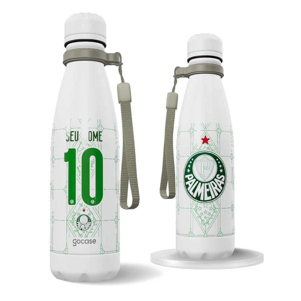  Garrafa Térmica Urban + Ebook - Palmeiras - Uniforme 1 2025 P