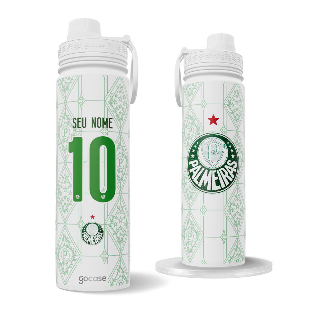  Garrafa Térmica Fresh + Ebook - Palmeiras - Uniforme 1 2025 P