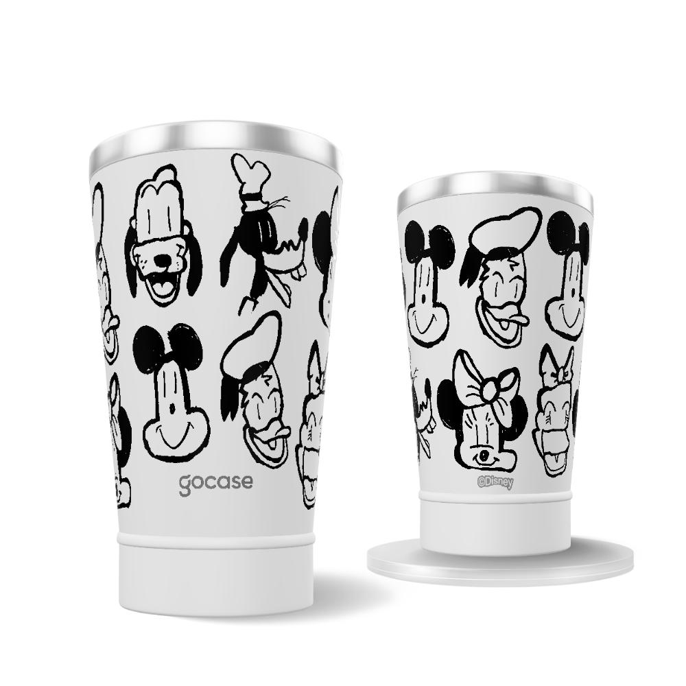Copo Térmico + Ebook - Disney - Extraimaginário - Transformação Rostinhos