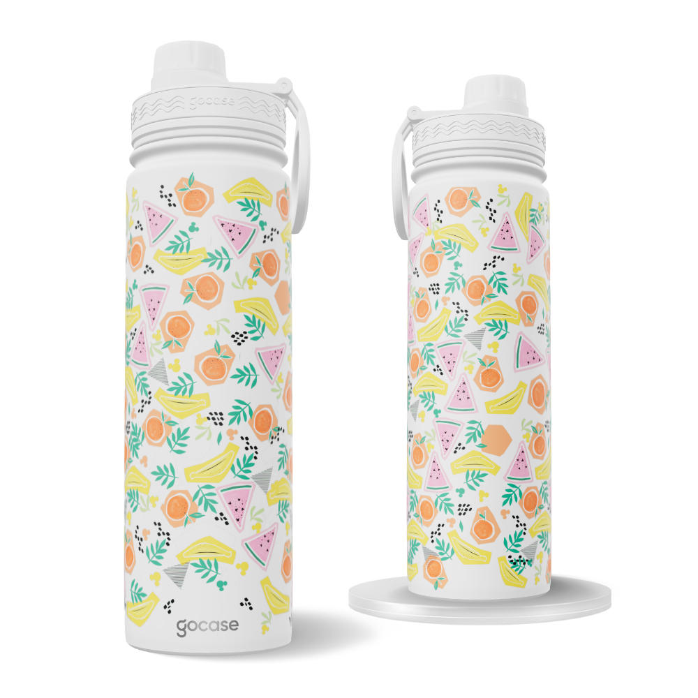 Garrafa Térmica Fresh + Ebook - Mickey Frutas