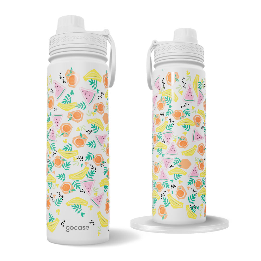 Garrafa Térmica Fresh + Ebook - Mickey Frutas