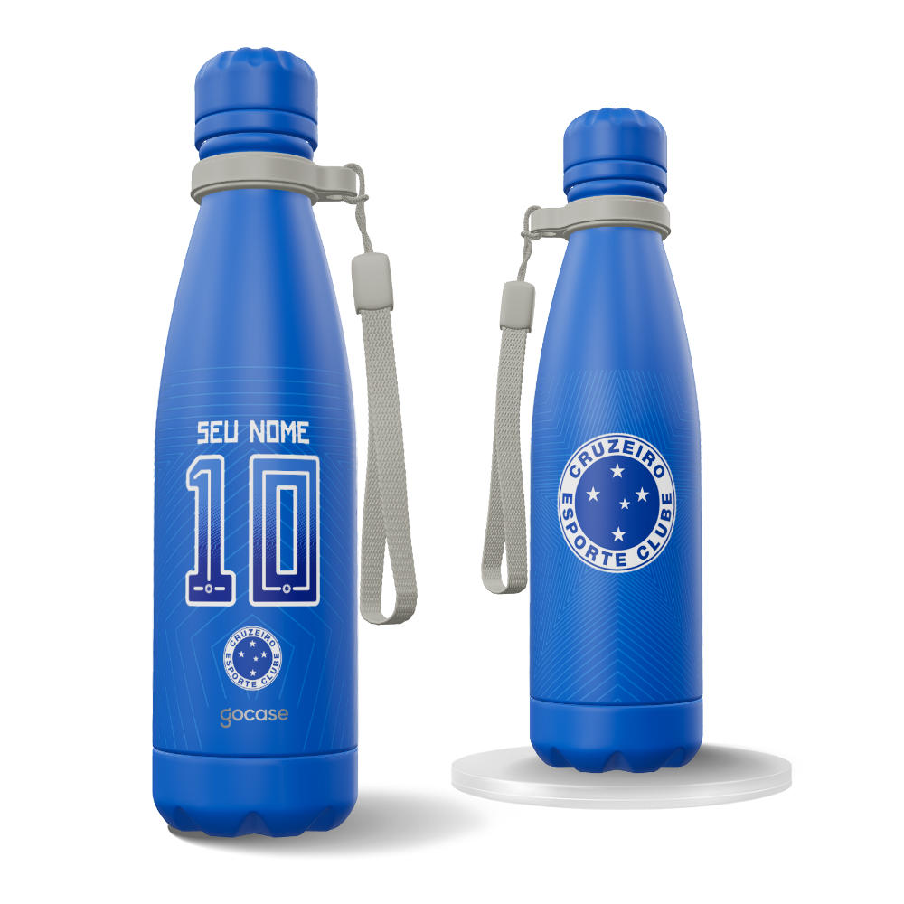  Garrafa Térmica Urban + Ebook - Cruzeiro - Uniforme 1 2025 P