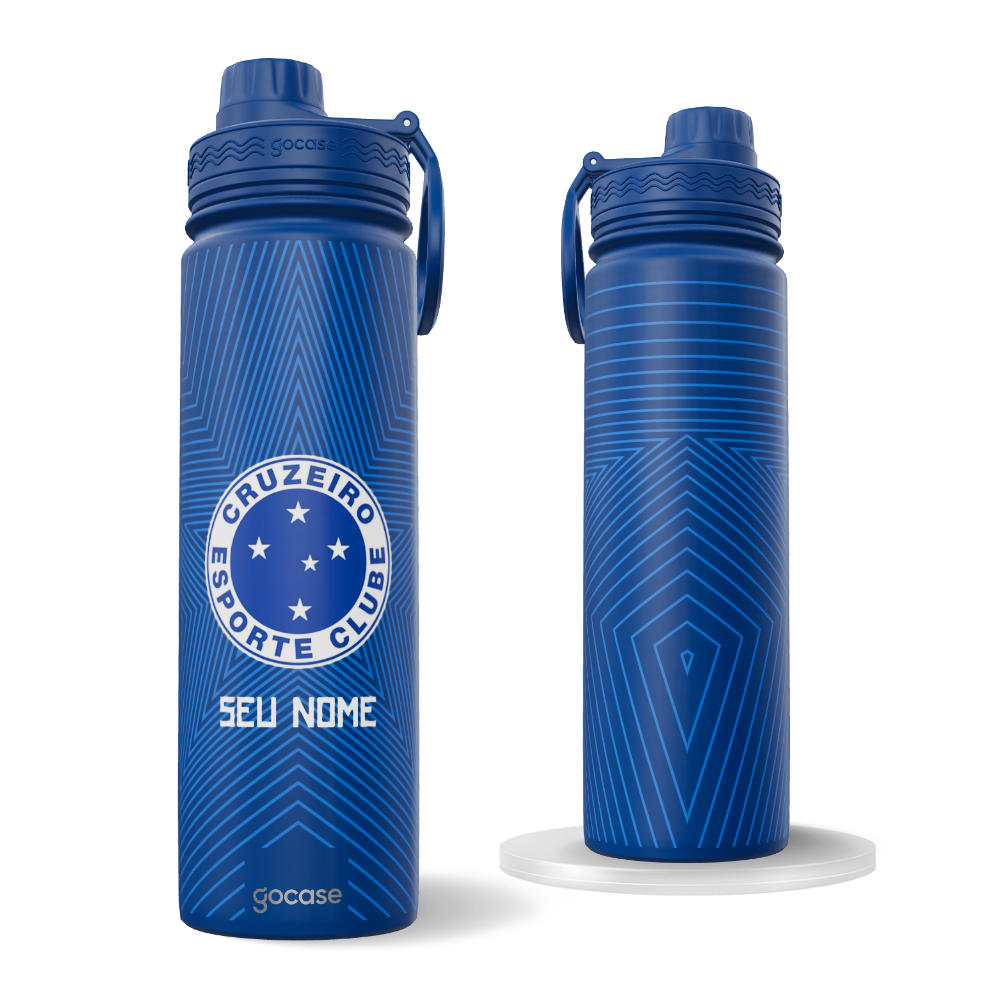  Garrafa Térmica Fresh + Ebook - Cruzeiro - Uniforme 1 2025