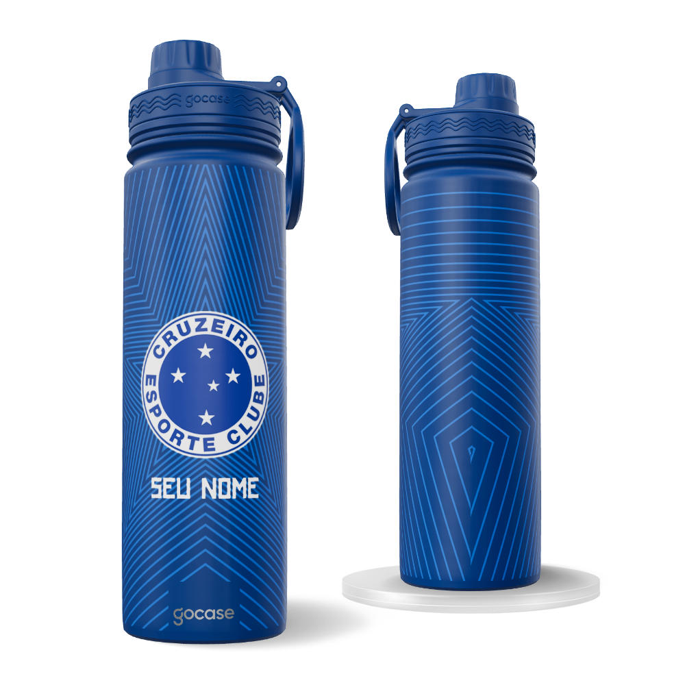  Garrafa Térmica Fresh + Ebook - Cruzeiro - Uniforme 1 2025