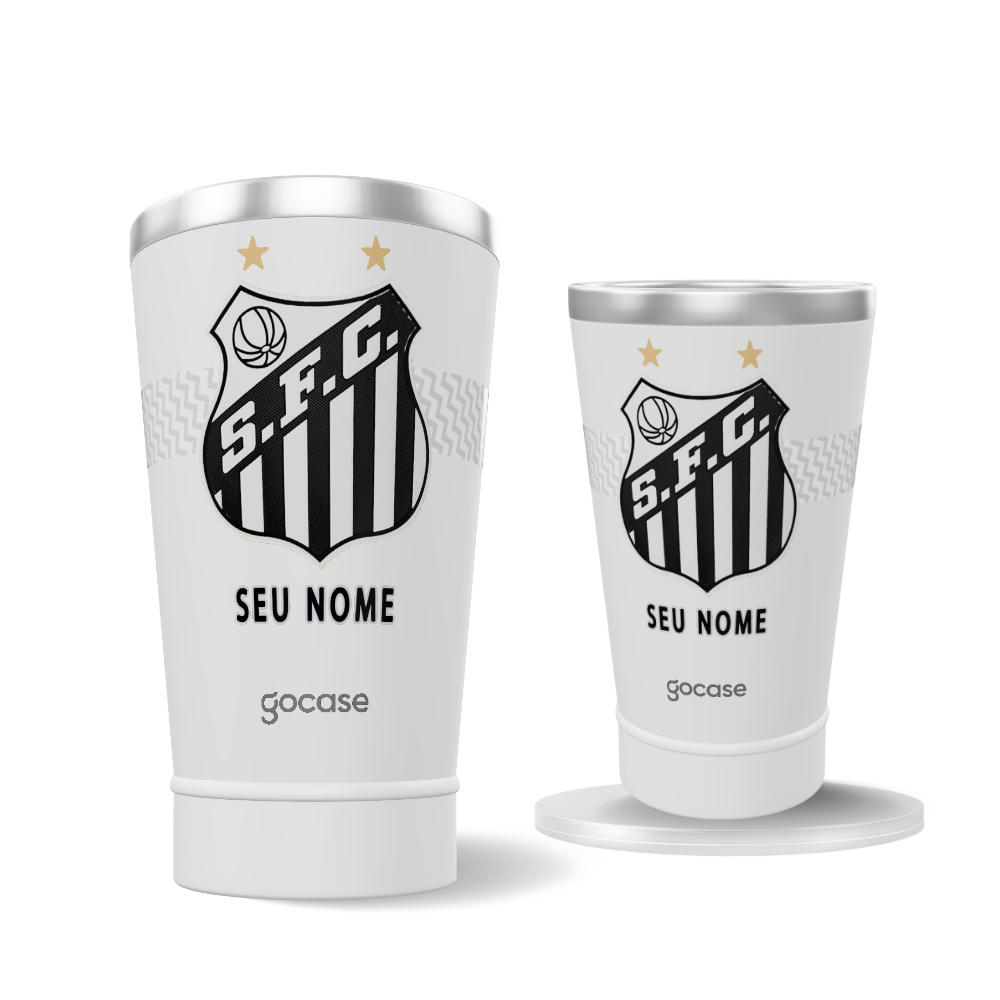 Copo Térmico Cerveja + Ebook - Santos - Uniforme 1 2025