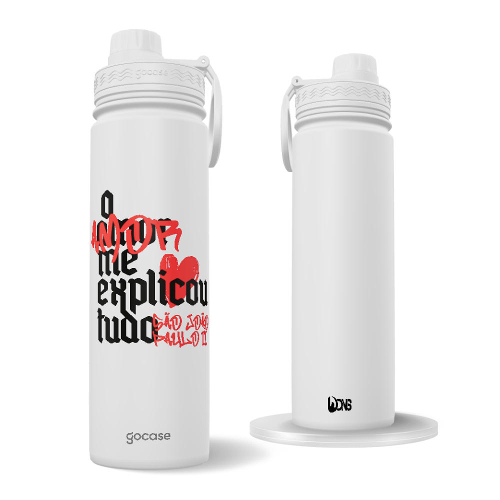 Garrafa Térmica Fresh + Ebook - Use Dons - O Amor Me Explicou