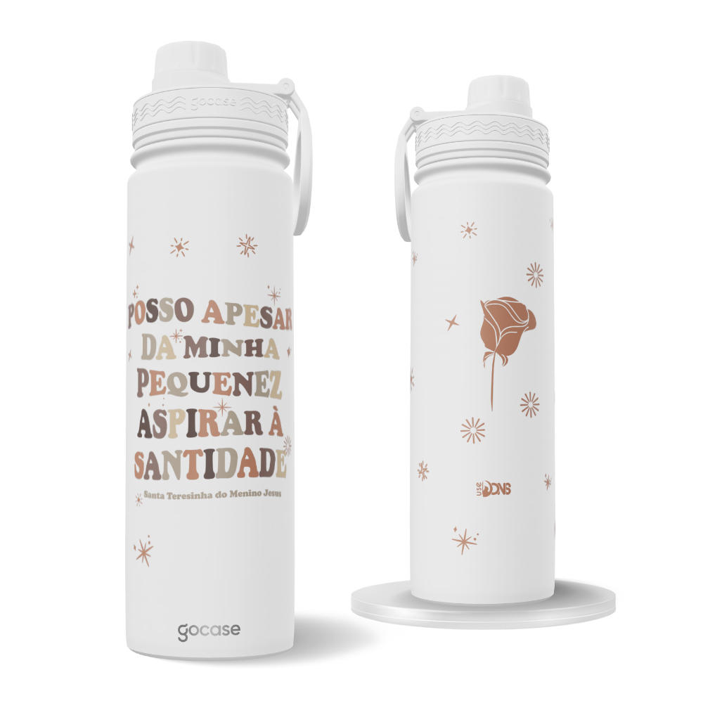 Garrafa Térmica Fresh + Ebook - Use Dons - Minha Pequenez