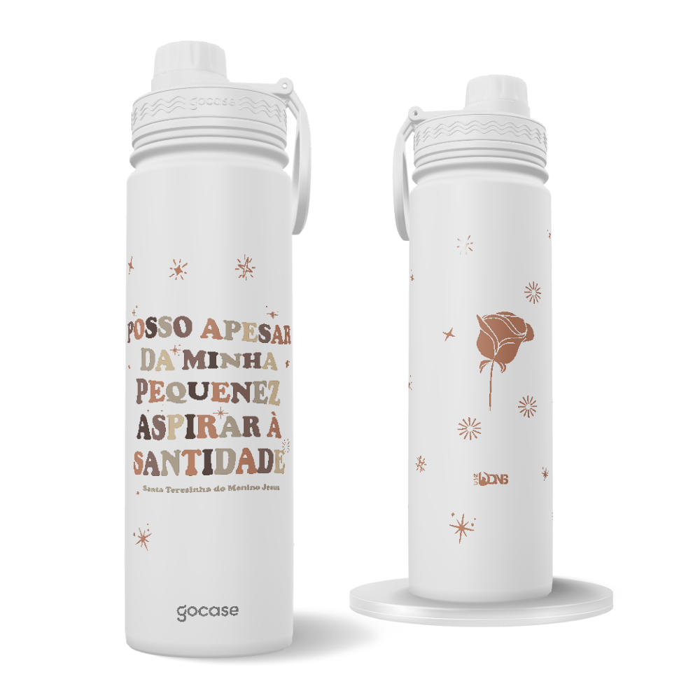 Garrafa Térmica Fresh + Ebook - Use Dons - Minha Pequenez