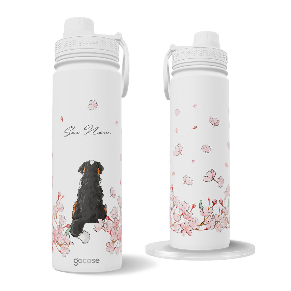 Garrafa Térmica Fresh + Ebook - Meu Pet Classical Rose