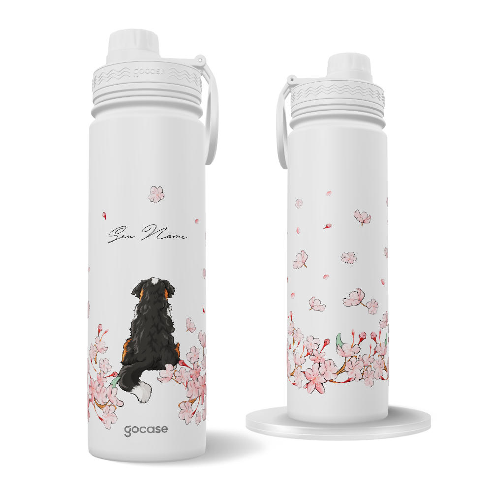 Garrafa Térmica Fresh + Ebook - Meu Pet Classical Rose