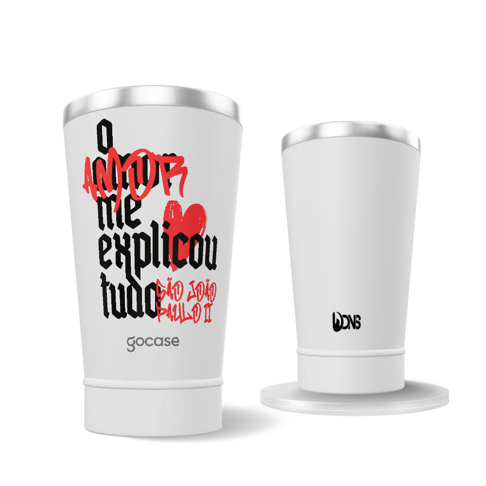 Copo Térmico + Ebook - Use Dons - O Amor Me Explicou