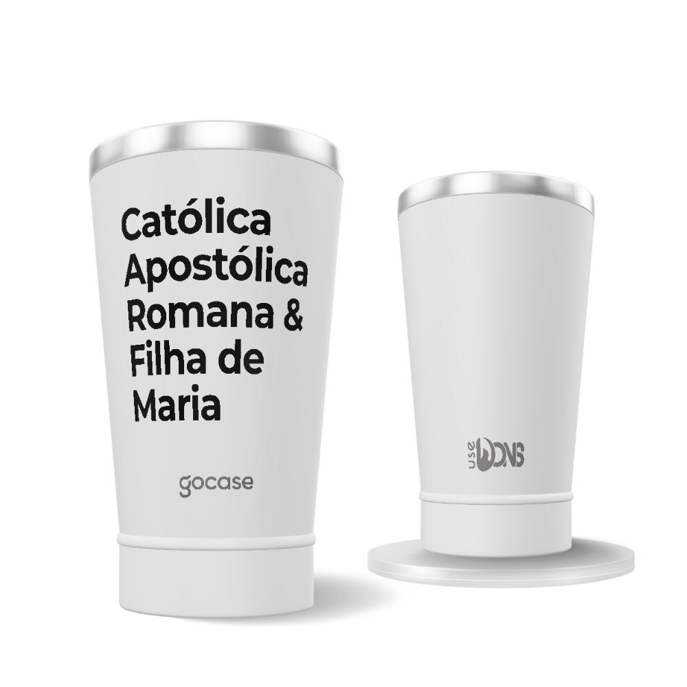 Copo Térmico + Ebook - Use Dons - Católica e Filha de Maria
