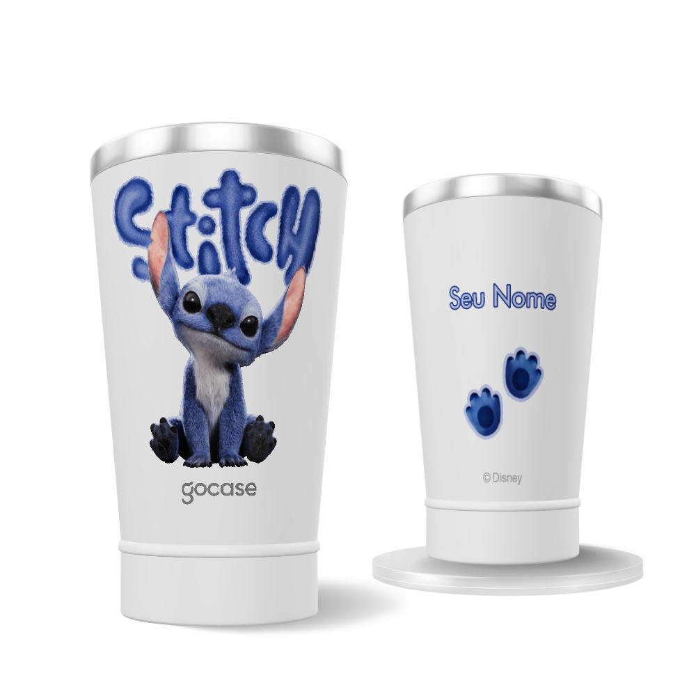 Copo Térmico + Ebook -  Lilo e Stitch - Stitch Cutie