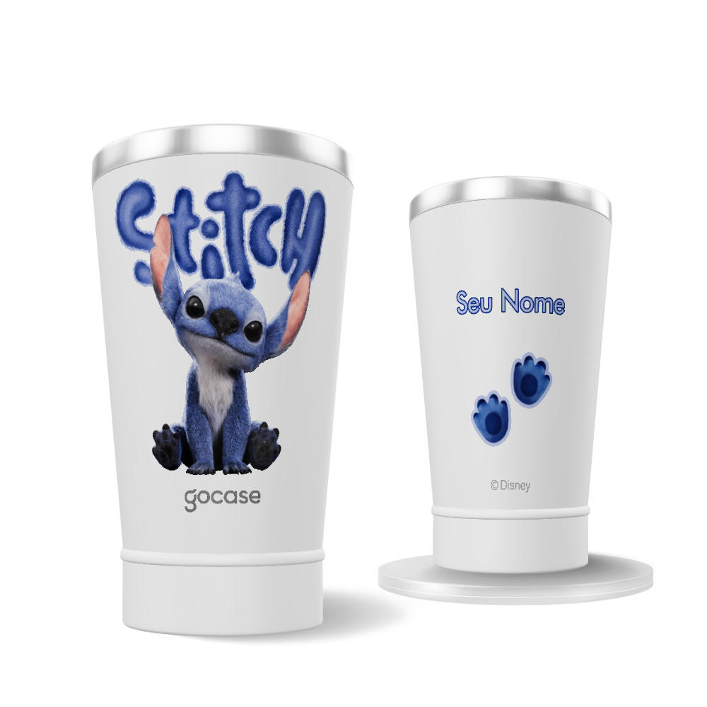 Copo Térmico + Ebook -  Lilo e Stitch - Stitch Cutie