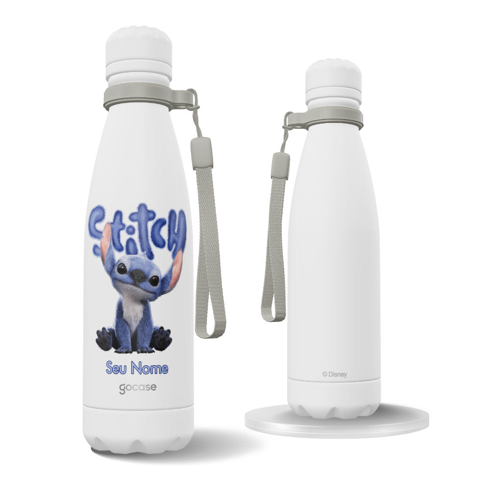 Garrafa Térmica Urban + Ebook - Lilo e Stitch - Stitch Cutie
