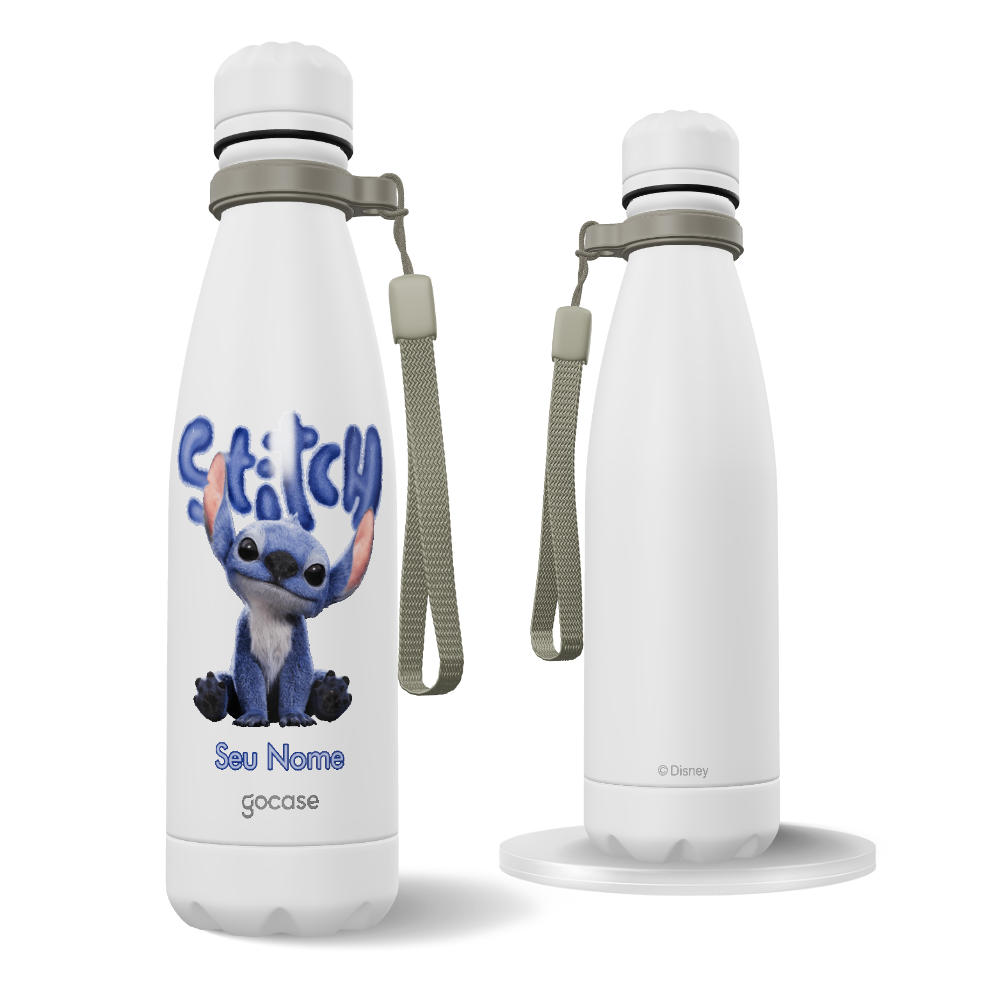 Garrafa Térmica Urban + Ebook - Lilo e Stitch - Stitch Cutie