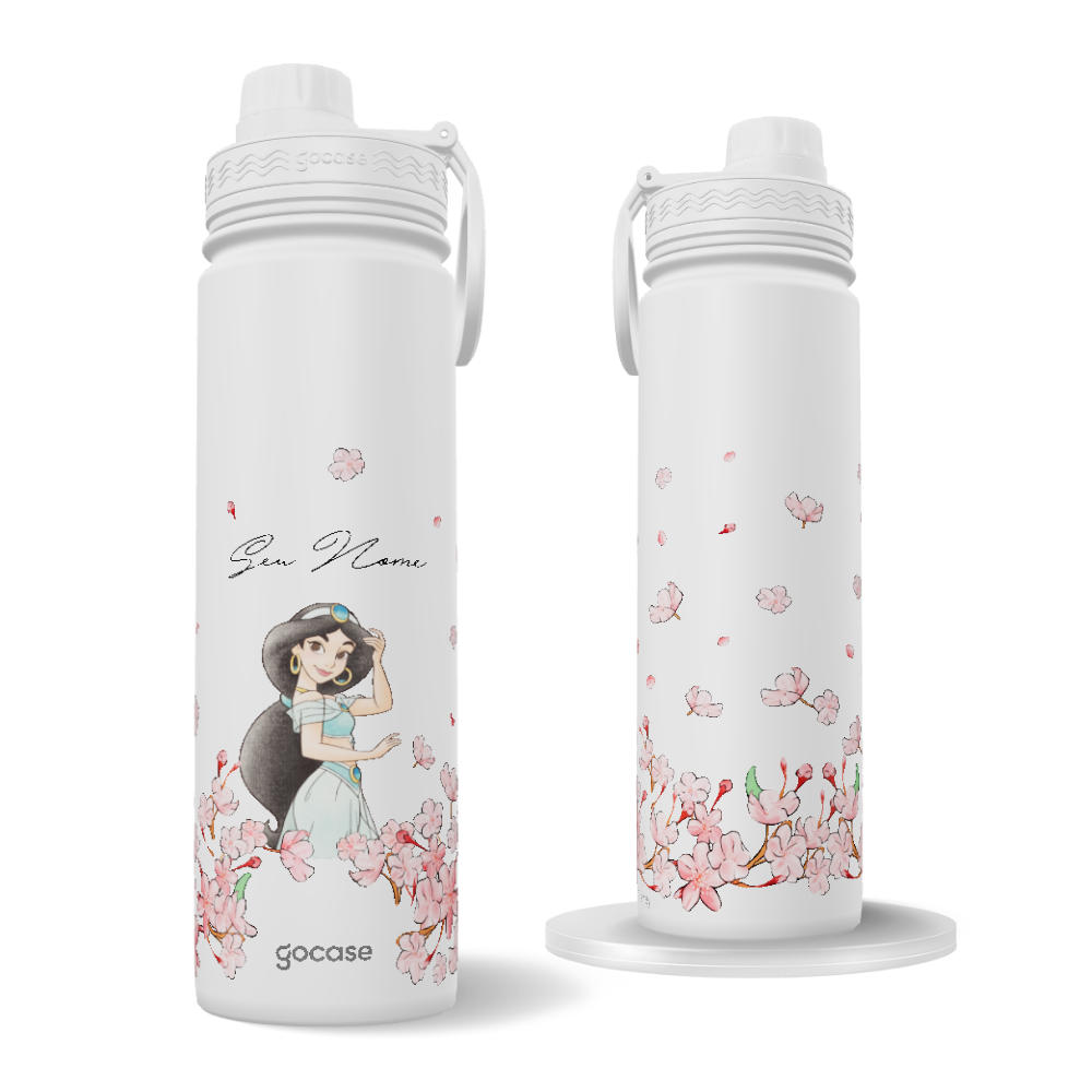 Garrafa Térmica Fresh + Ebook - Jasmine Classical Rose