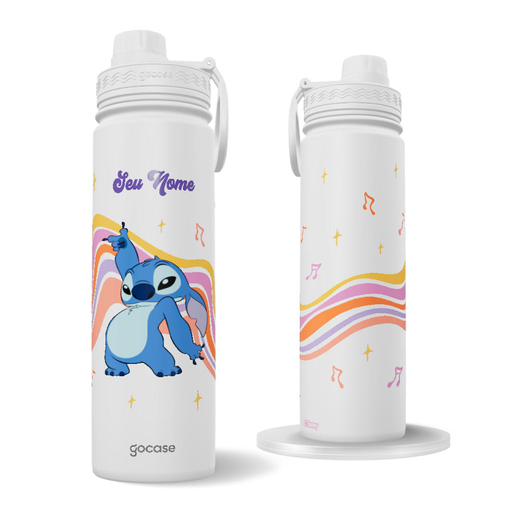 Garrafa Térmica Fresh + Ebook - Lilo & Stitch - Groovy Vibes Garrafa Térmica Fresh + Ebook - Lilo & Stitch - Groovy Vibes