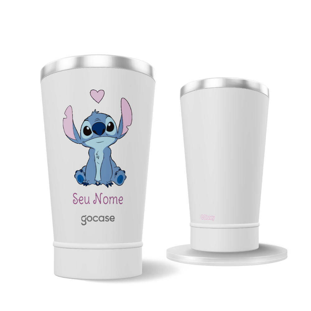 Copo Térmico + Ebook -  Lilo & Stitch - Cute Minimal