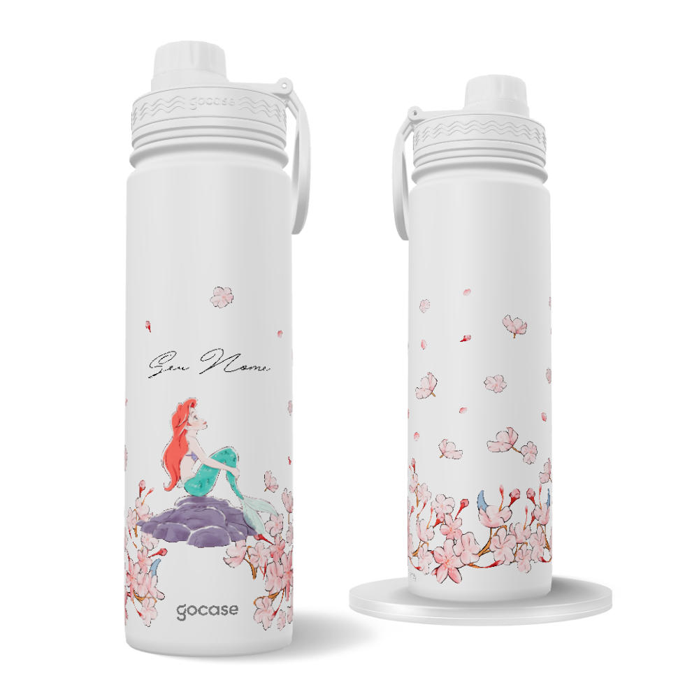 Garrafa Térmica Fresh + Ebook - Ariel Classical Rose