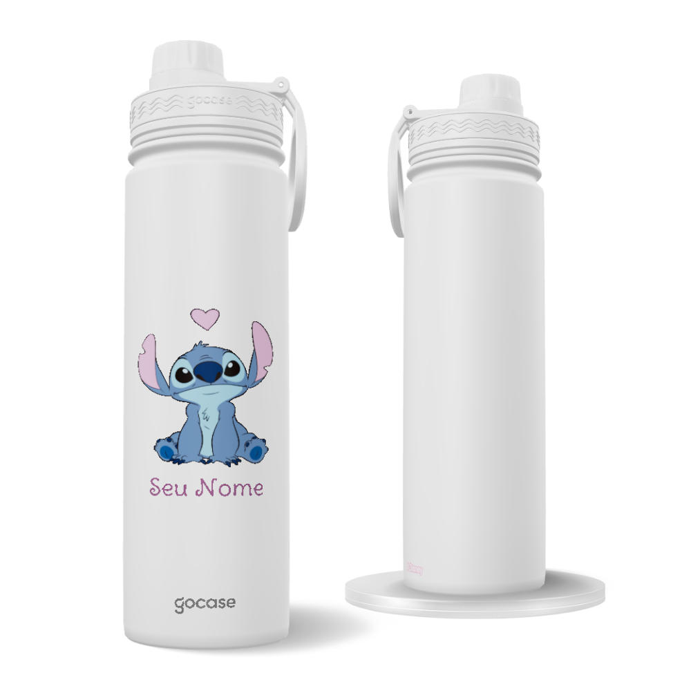 Garrafa Térmica Fresh + Ebook - Lilo & Stitch - Cute Minimal