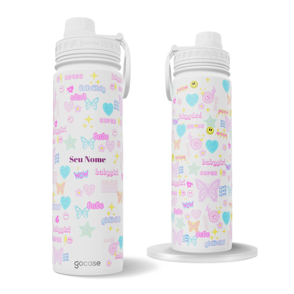 Garrafa Térmica Fresh + Ebook - BabyGirl