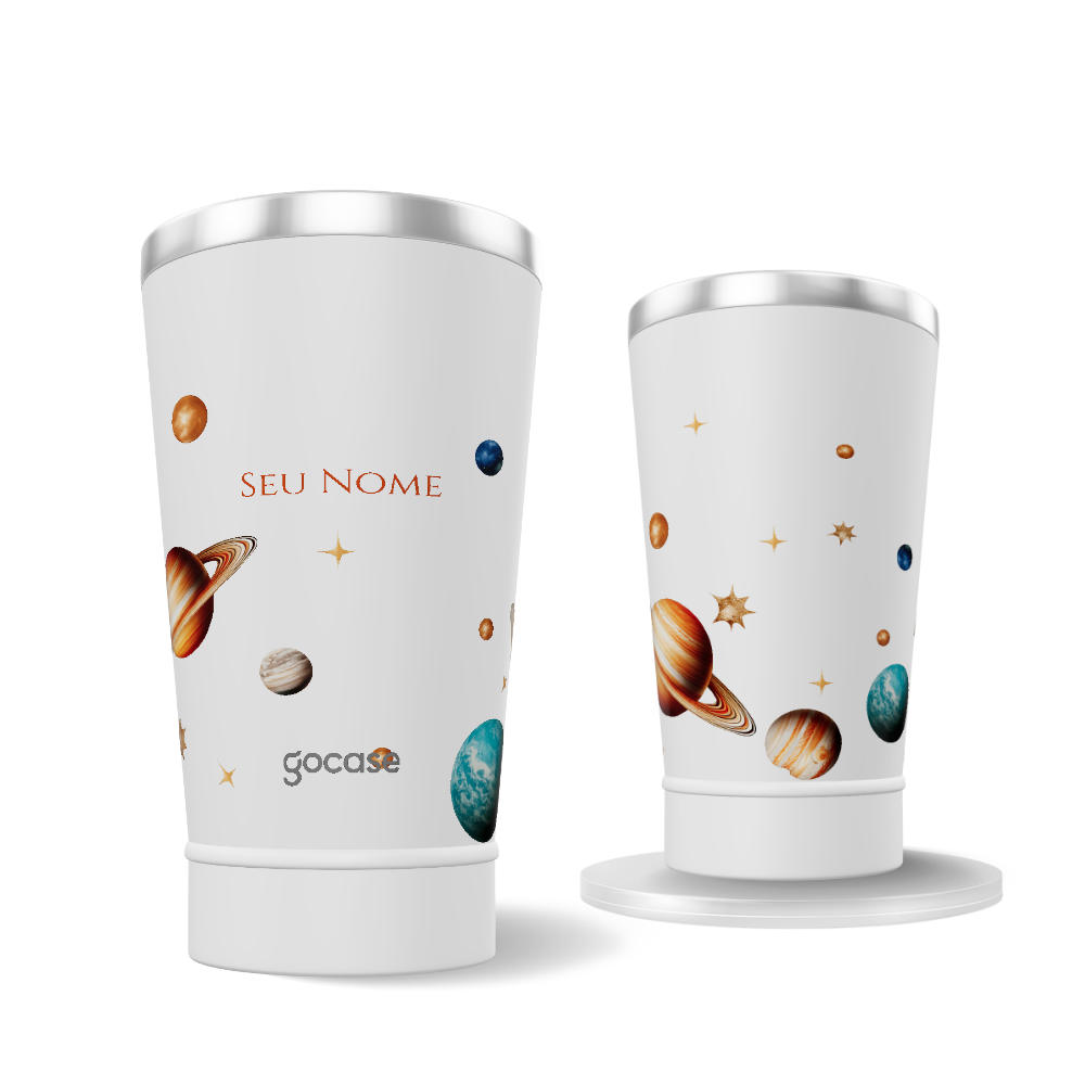 Copo Térmico + Ebook - Cosmos