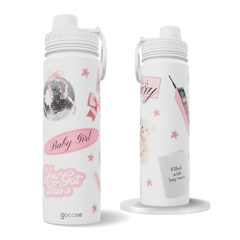 Garrafa Térmica Fresh + Ebook - Baby Girl