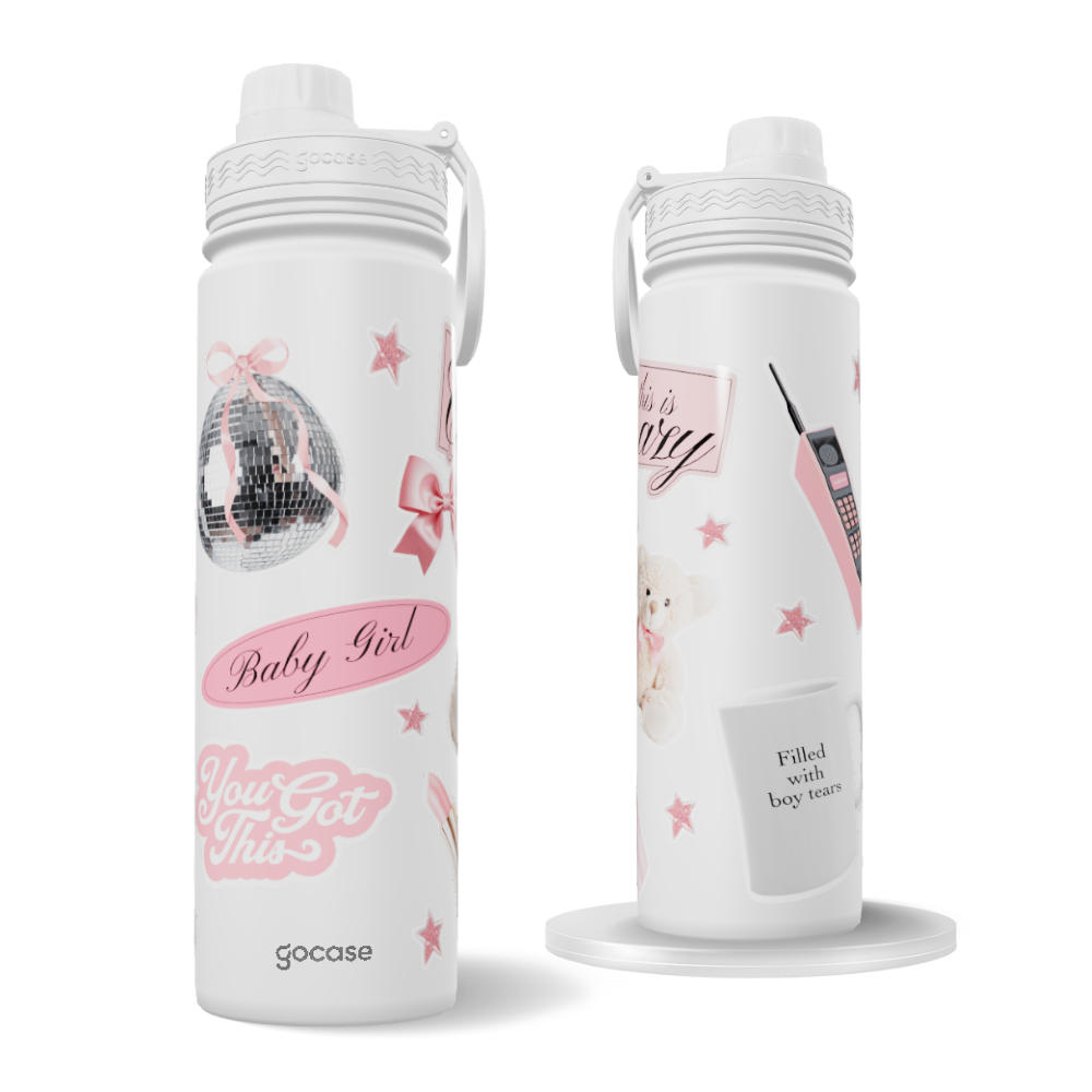 Garrafa Térmica Fresh + Ebook - Baby Girl