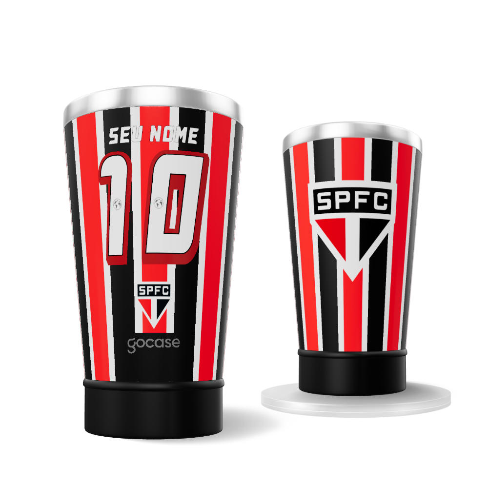  Copo Térmico Cerveja + Ebook - São Paulo - Uniforme 2 2025 P