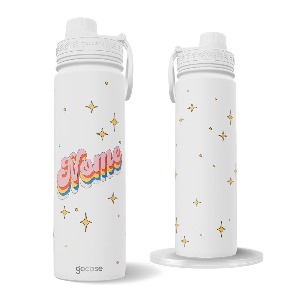 Garrafa Térmica Fresh + Ebook - Colorful Name