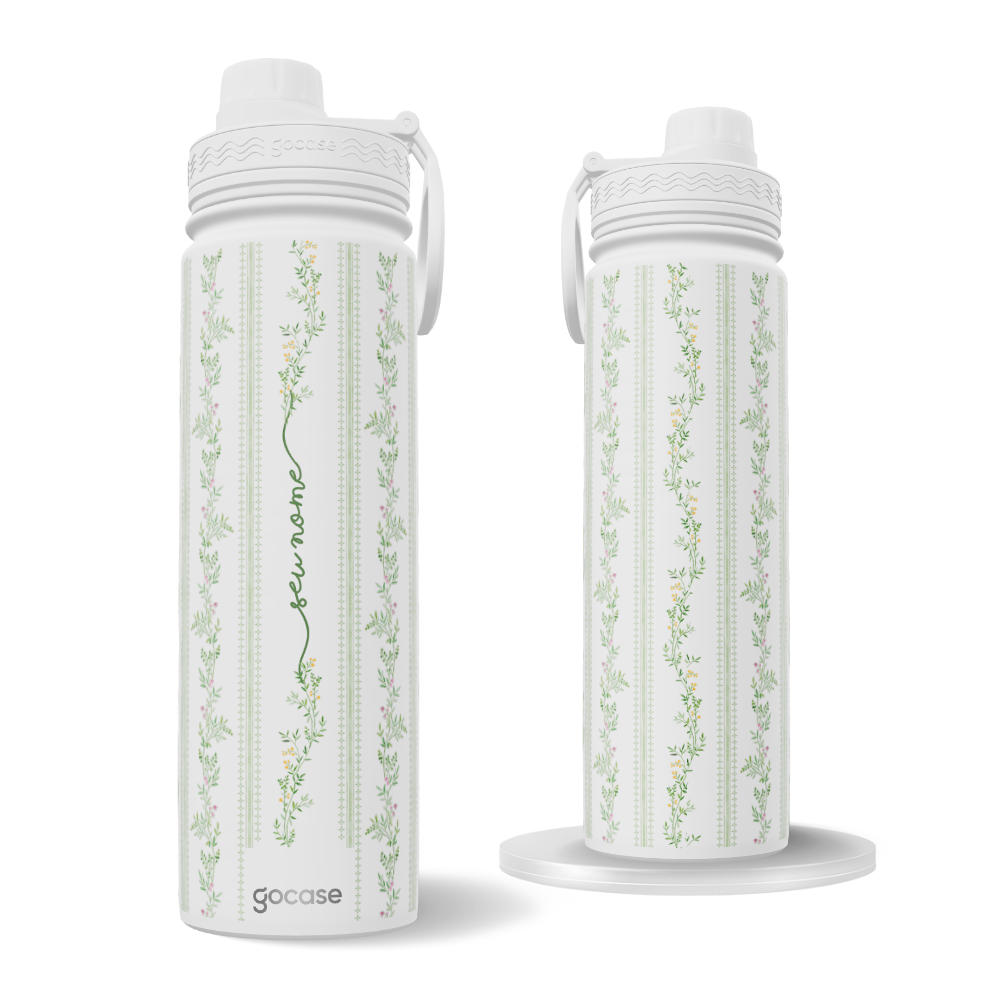 Garrafa Térmica Fresh + Ebook - Ramos Delicados