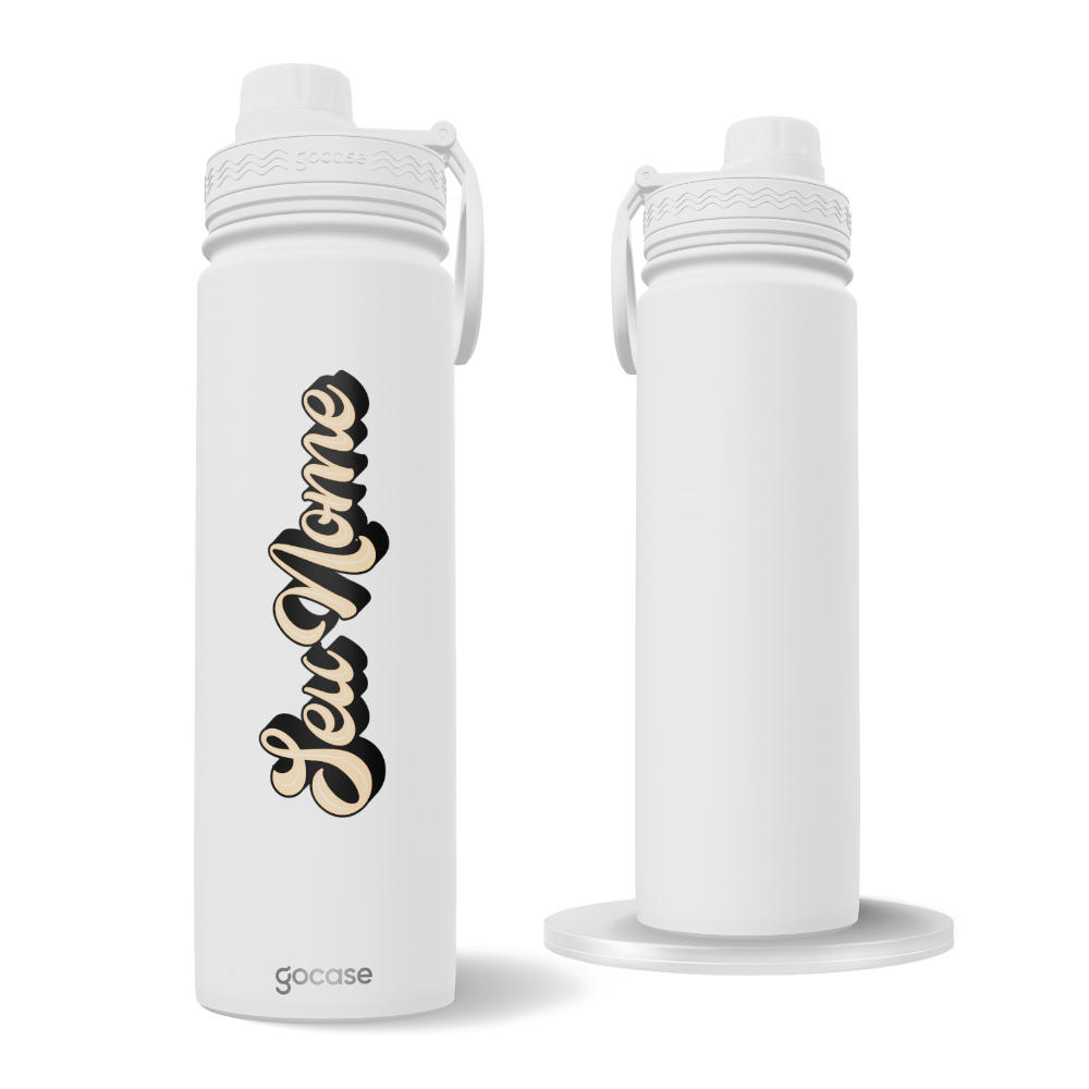 Garrafa Térmica Fresh + Ebook - Bon Voyage Name