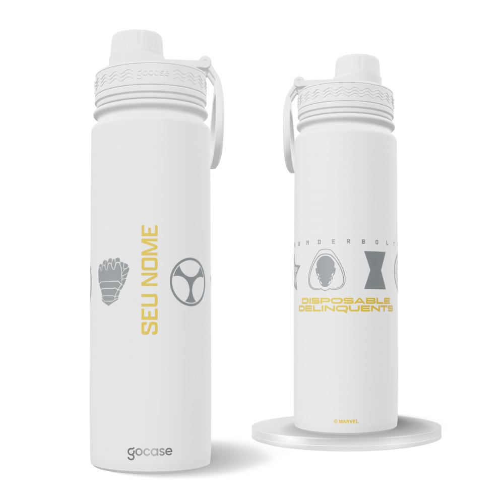 Garrafa Térmica Fresh + Ebook - Thunderbolts* - Disposable Delinquents