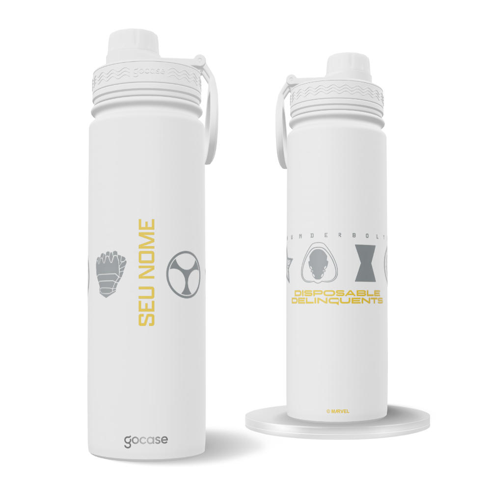 Garrafa Térmica Fresh + Ebook - Thunderbolts* - Disposable Delinquents
