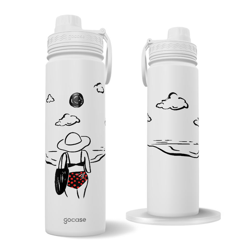 Garrafa Térmica Fresh + Ebook - Beach Girl
