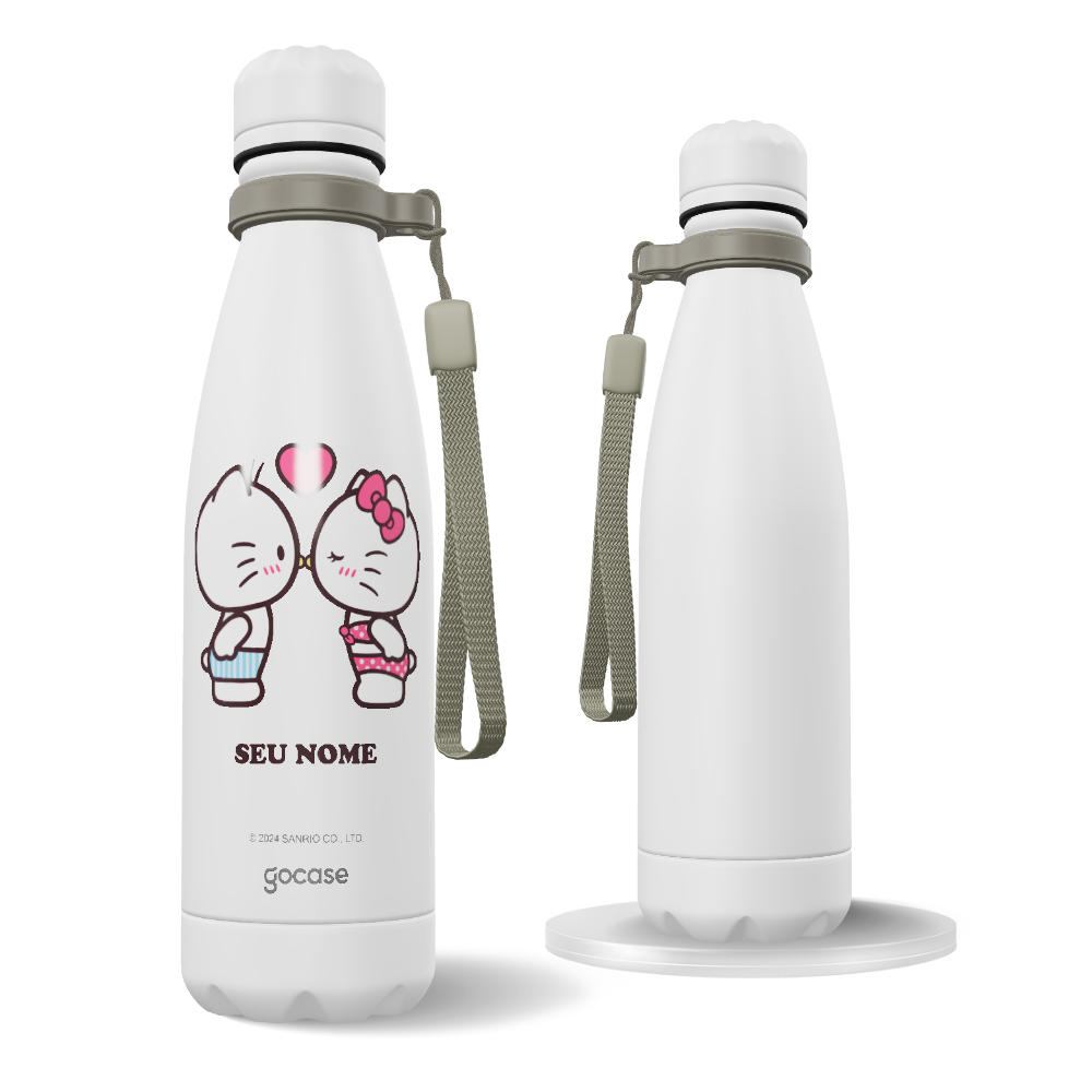 Garrafa Térmica Urban + Ebook - Hello Kitty - Casal