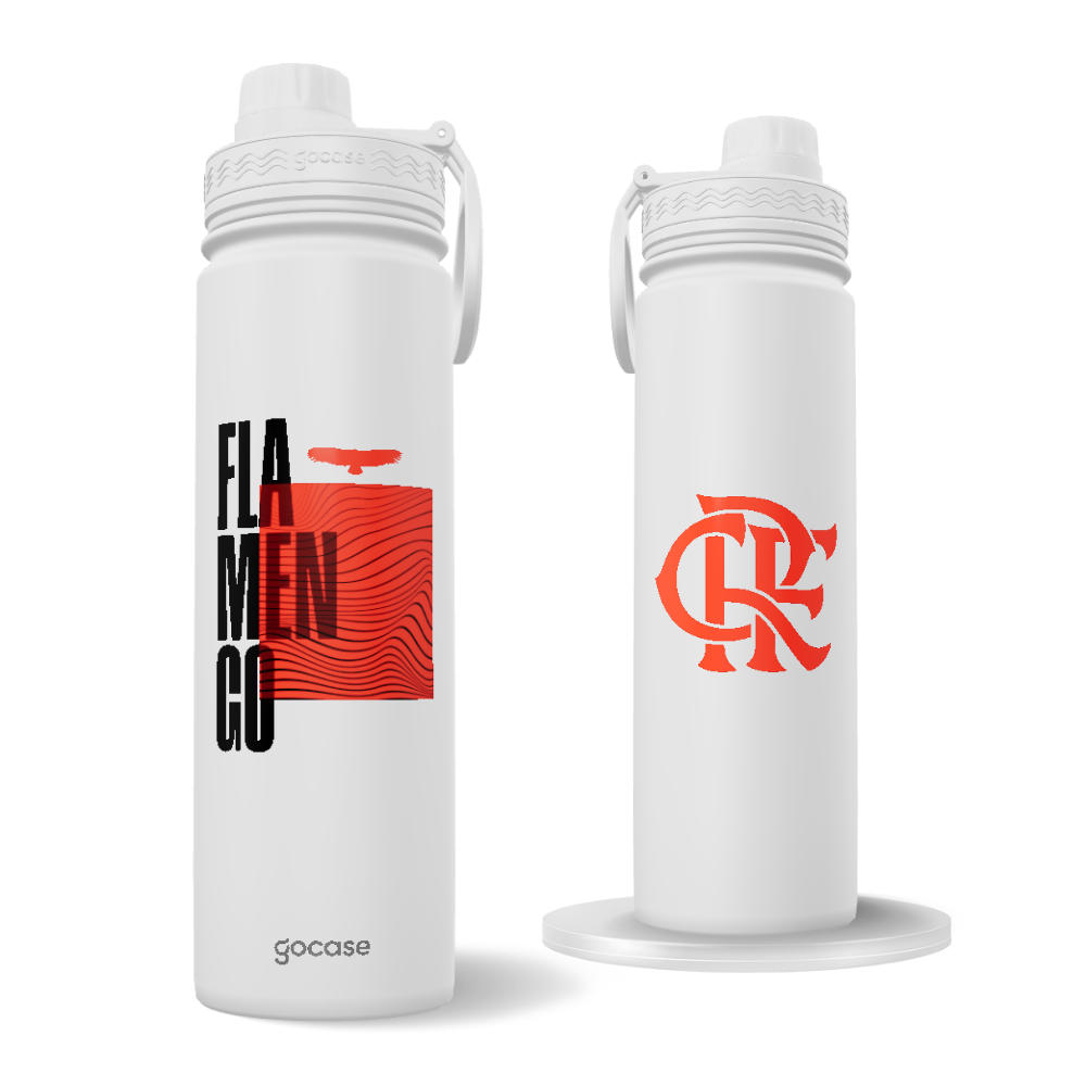 Garrafa Térmica Fresh + Ebook - Flamengo - Label 2025
