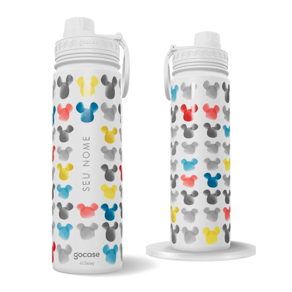 Garrafa Térmica Fresh + Ebook - Disney - Extraimaginário - Transformação Pattern