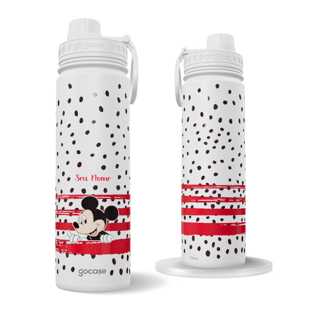 Garrafa Térmica Fresh + Ebook - Mickey Dots