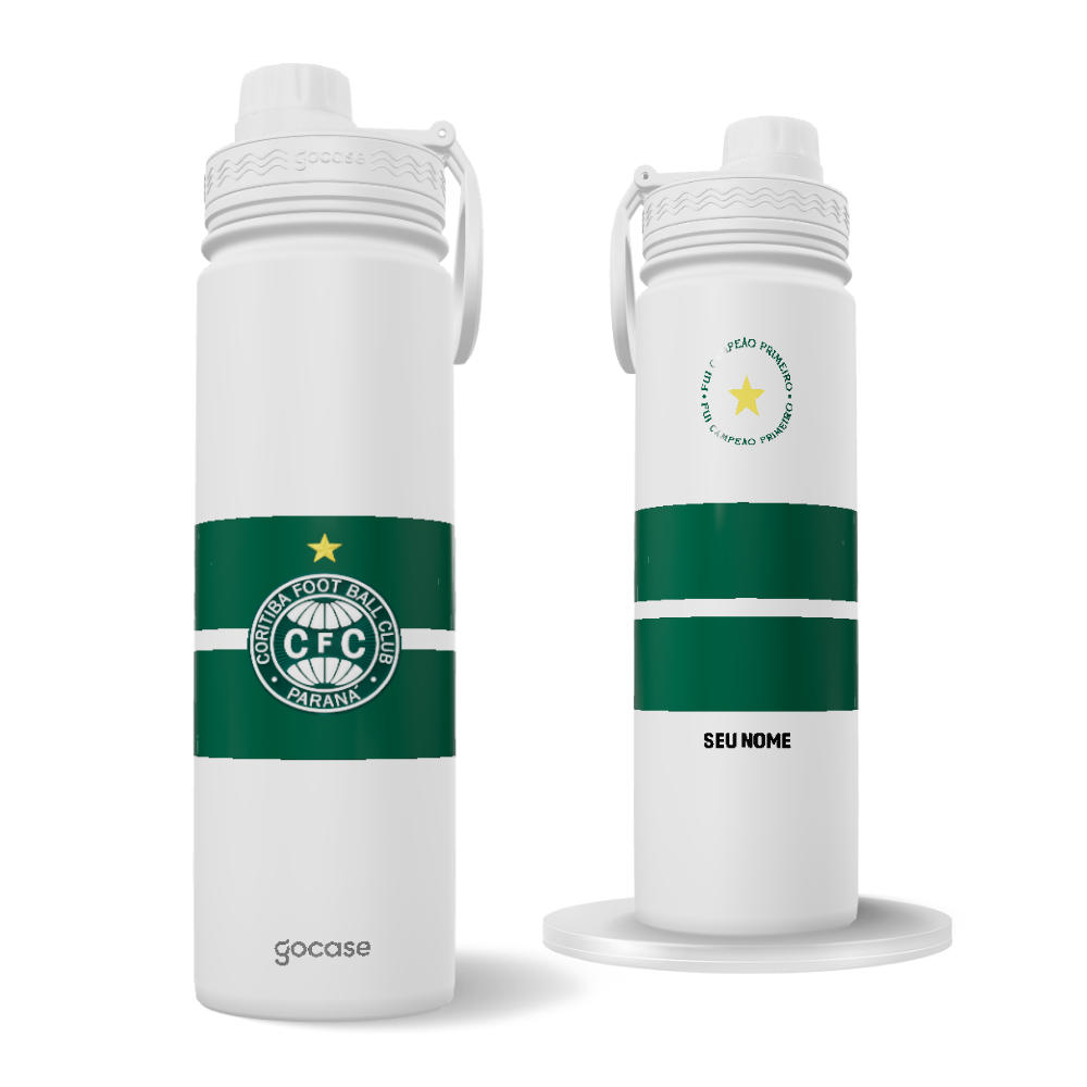 Garrafa Térmica Fresh + Ebook - Coritiba - Uniforme 1 2025 Garrafa Térmica Fresh + Ebook - Coritiba - Uniforme 1 2025