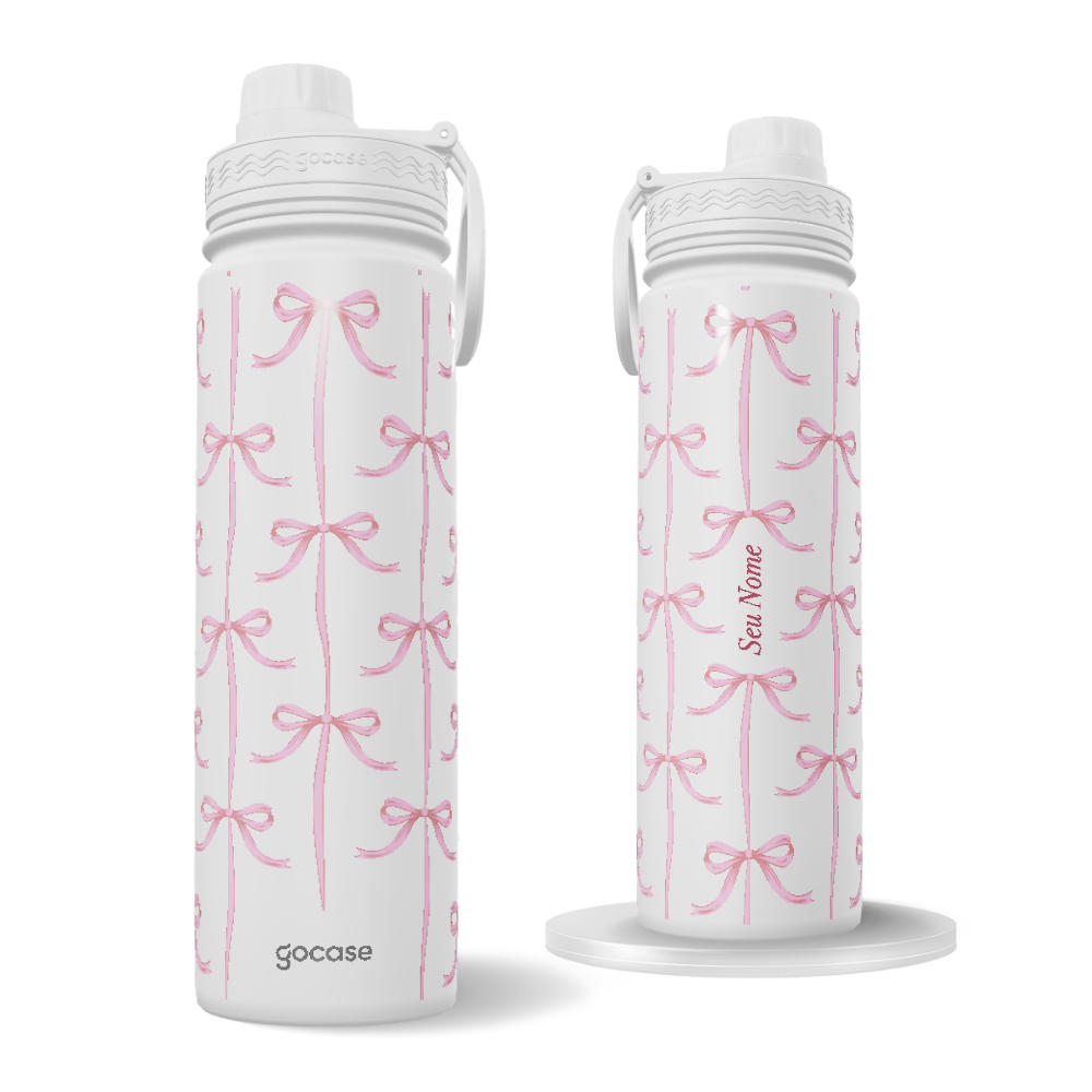 Garrafa Térmica Fresh + Ebook - Coquette Pink